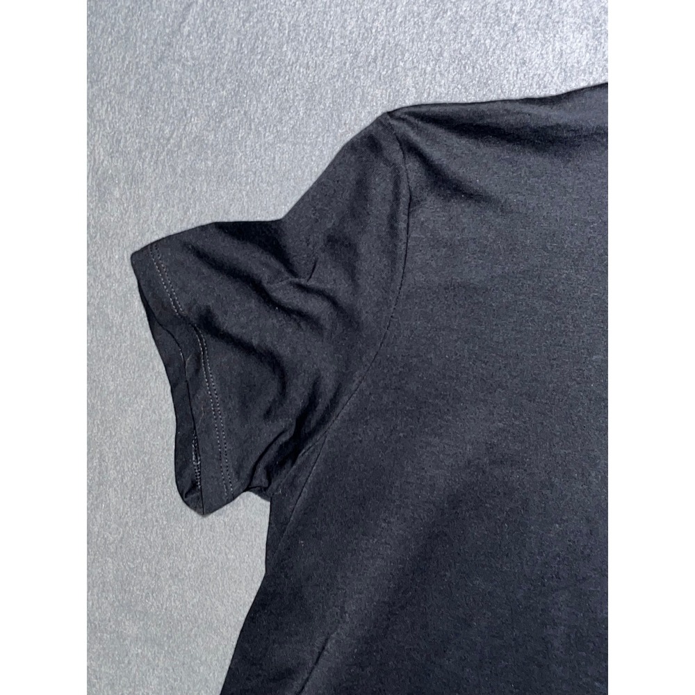 Nike Sportswear Essential Futura Logo Graphic Tee Black White Womens Size M - Picture 7 of 11